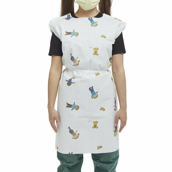 Mckesson Pediatric Exam Gown, Medium, KIDS Print, 50PK 18-982836